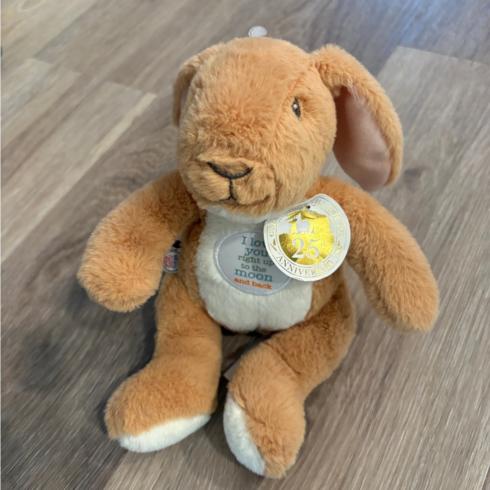 Guess How Much I Love You Book 25th Anniversary Brown Hare Plush Bunny NWT